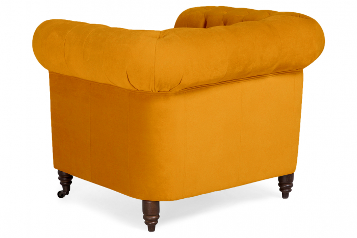 Fotoliu Chesterfield, Galben, 94x80x86 cm [3]
