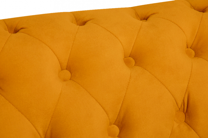 Fotoliu Chesterfield, Galben, 94x80x86 cm [7]