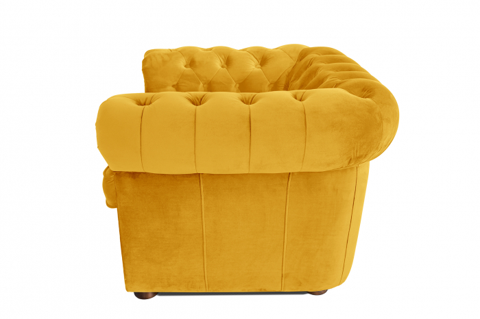Fotoliu Chesterfield, Galben, 94x80x86 cm [3]
