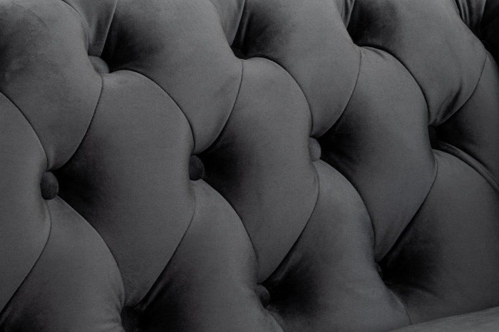Fotoliu Chesterfield, gri inchis, 94x80x86 cm [5]