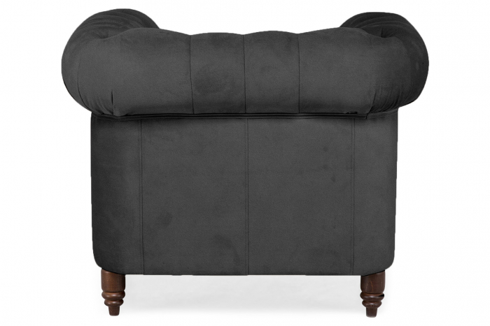 Fotoliu Chesterfield, Gri, 94x80x86 cm [4]