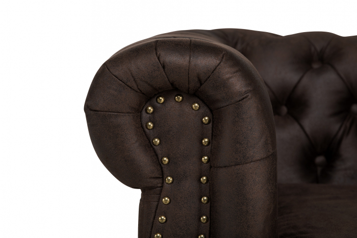 Fotoliu Chesterfield, Maro Vintage, 94x80x86 cm [4]