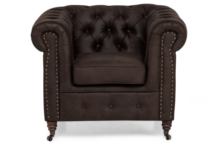 Fotoliu Chesterfield, Maro Vintage, 94x80x86 cm [3]