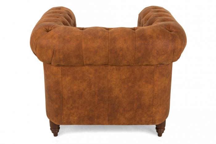 Fotoliu Chesterfield, Maro coniac, 94x80x86 cm [3]
