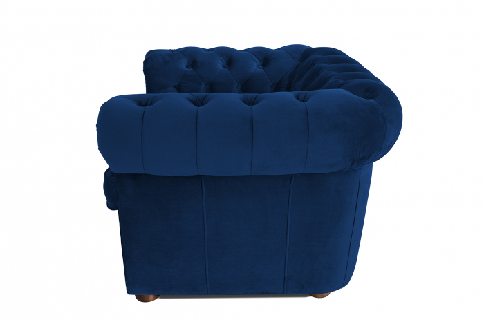 Fotoliu Chesterfield, albastru, 94x80x86 cm [3]