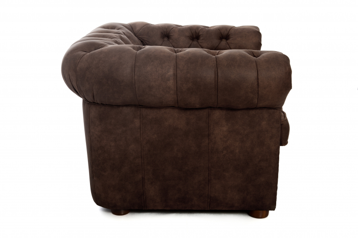 Fotoliu Chesterfield, maro, 94x80x86 cm [3]