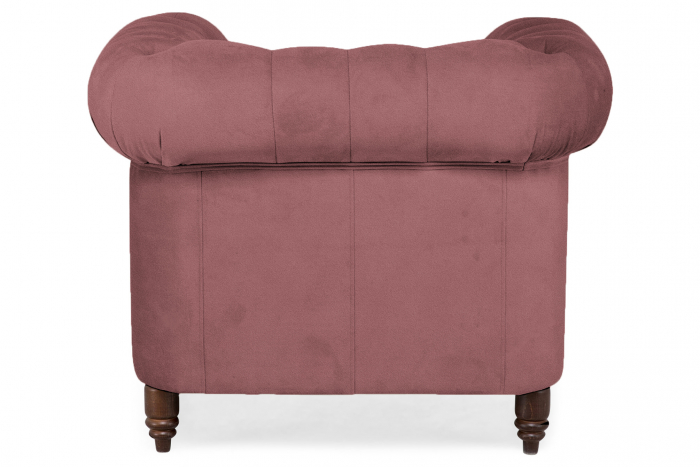 Fotoliu Chesterfield, Roz inchis, 94x80x86 cm [4]