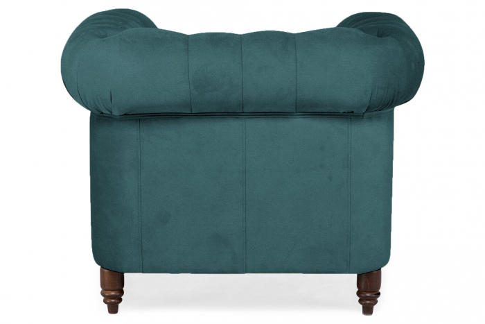 Fotoliu Chesterfield, Turcoaz, 94x80x86 cm [4]
