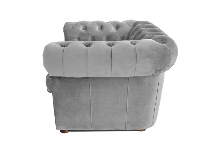 Fotoliu Chesterfield, gri, 94x80x86 cm [3]
