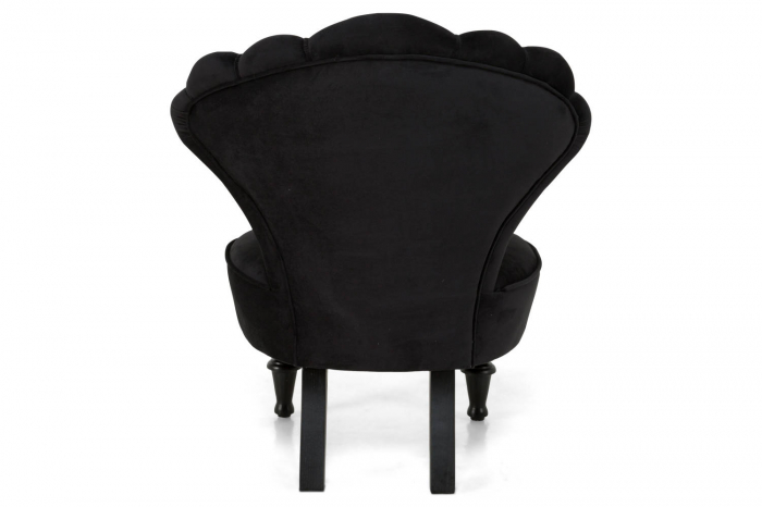 Fotoliu Diana Butterfly, Negru, 78x87x61 cm [6]
