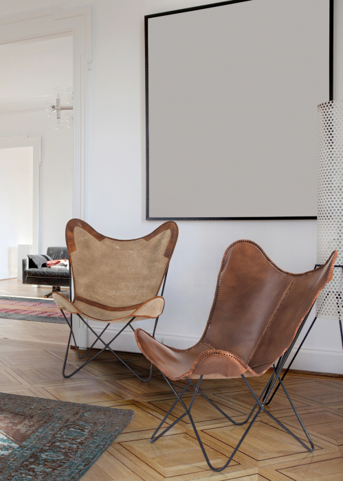 Fotoliu Eaton, Otel/Poliester, Maro, 75x87x86 cm [4]