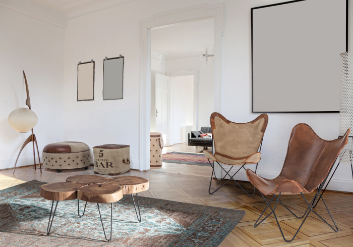 Fotoliu Eaton, Otel/Poliester, Maro, 75x87x86 cm [3]
