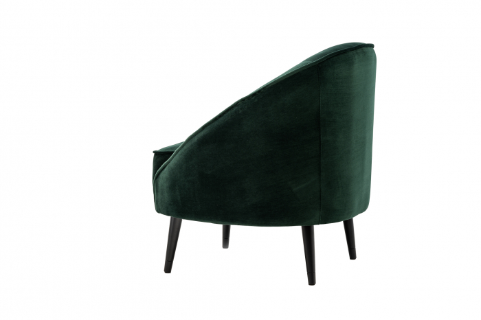 Fotoliu Elisabeth, textil verde, 86x82x70 cm [6]