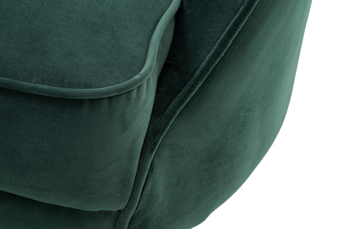 Fotoliu Elisabeth, textil verde, 86x82x70 cm [10]