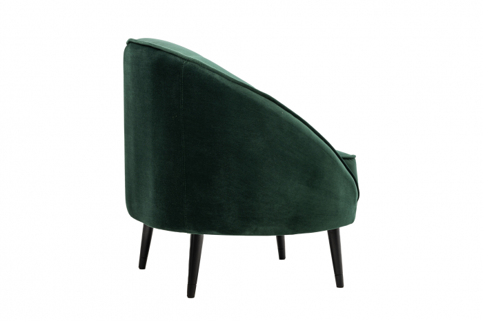 Fotoliu Elisabeth, textil verde, 86x82x70 cm [4]
