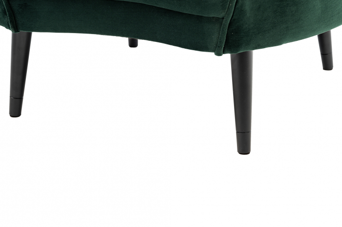 Fotoliu Elisabeth, textil verde, 86x82x70 cm [8]