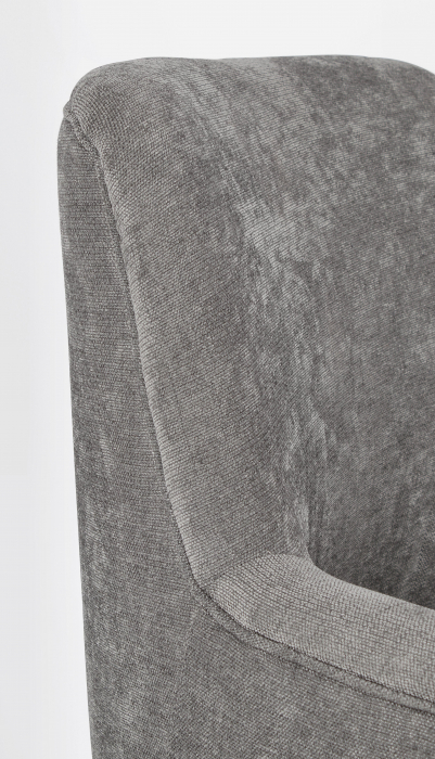 Fotoliu  ERNESTINE, Lemn/Poliester, Gri, 60x67x79 cm [2]