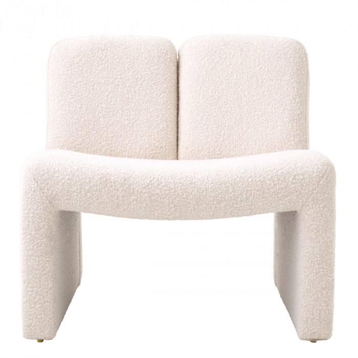 Fotoliu, Macintosh bouclé crem, Dims: W. 75 | D. 73 | H. 72.5 | SD. 58 | SH. 42.5  (CM) [2]