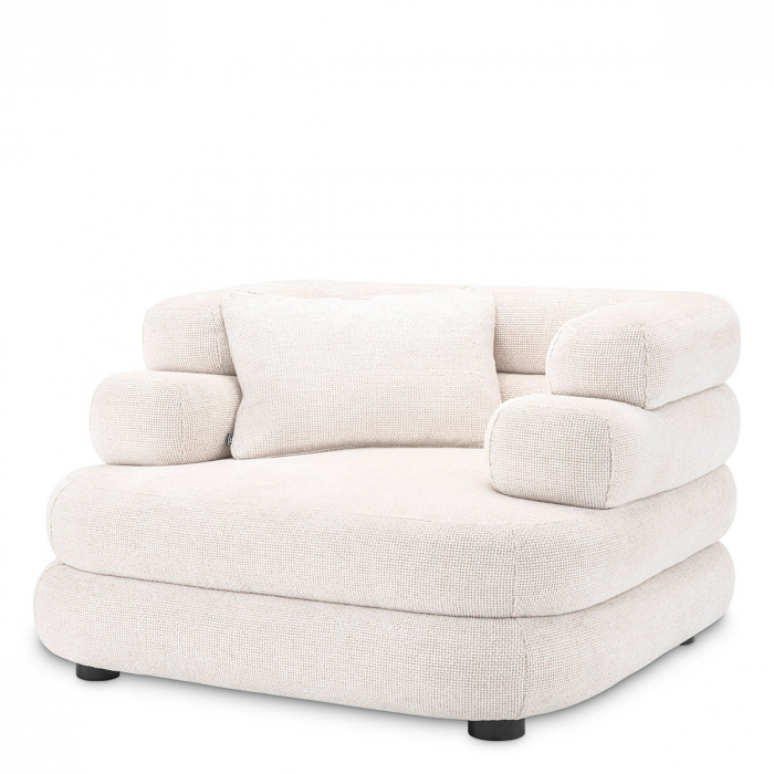 Fotoliu, Malaga lyssa off-white, Dims: W. 109 | D. 92 | H. 68 | SD. 78 | SH. 40 | AH. 68  (CM) [1]