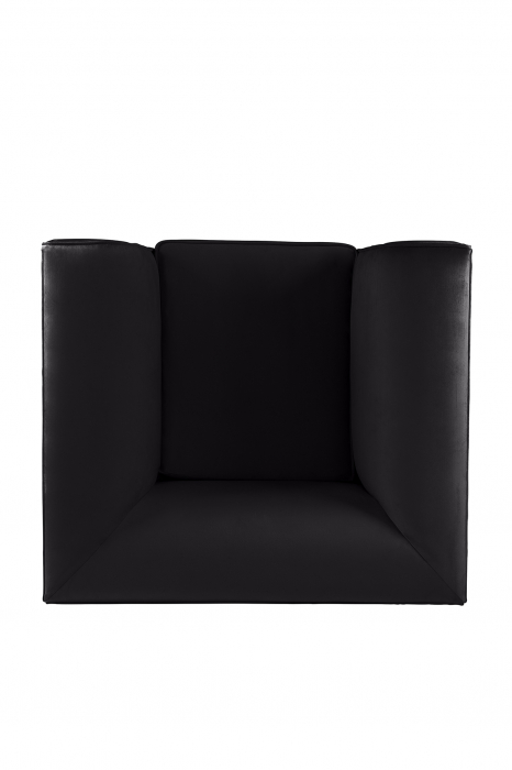 Fotoliu Maxim, Poliester, Negru, 100x66x86 cm [2]