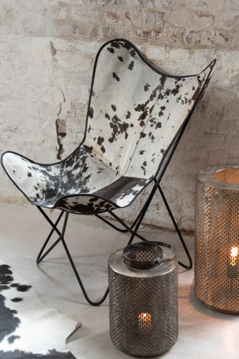 Scaun, Metal, Alb, 92x65x90 cm [3]
