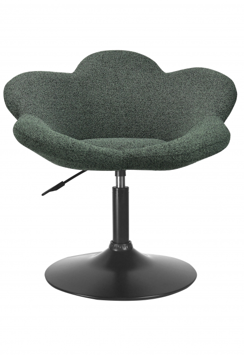 Fotoliu mic Fleur, Chrome  Negru-Verde [2]