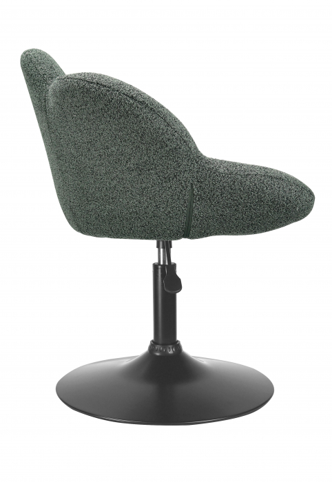 Fotoliu mic Fleur, Chrome  Negru-Verde [3]