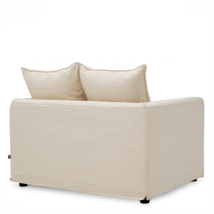 Fotoliu, Montgomery raza de soare off-white, Dims: W. 118 | D. 100 | H. 91 | SD. 76 | SH. 48 | AH. 65  (CM) [4]