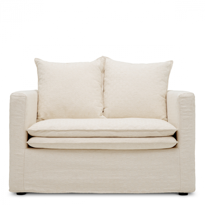 Fotoliu, Montgomery raza de soare off-white, Dims: W. 118 | D. 100 | H. 91 | SD. 76 | SH. 48 | AH. 65  (CM) [3]