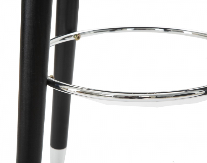 Scaun de bar PARIS albastru/argintiu (cm) Ø 35X74 [6]