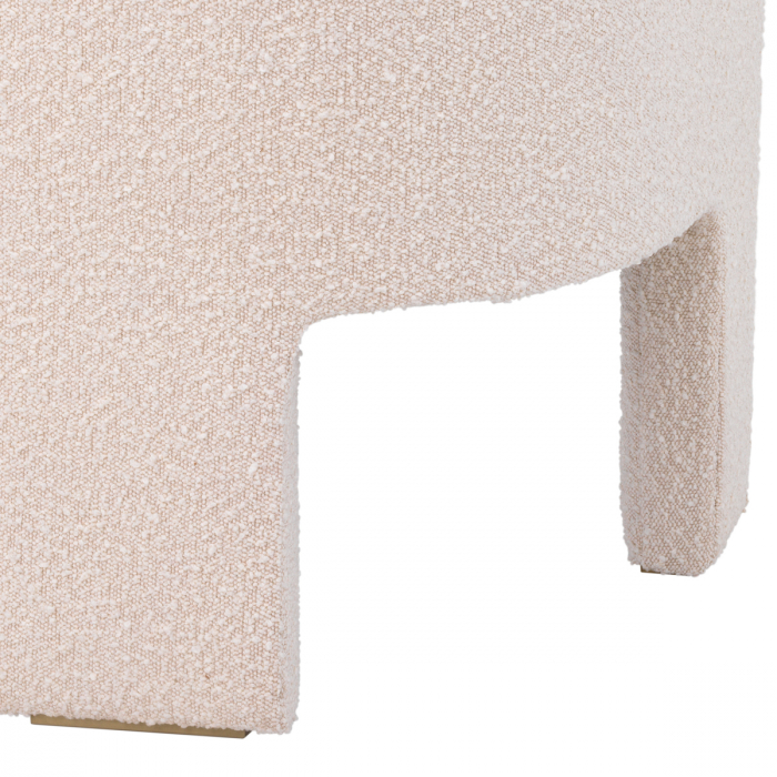 Fotoliu, Pebbles bouclé crem, Dims: W. 66 | D. 67 | H. 69 | SD. 50 | SH. 45 | AH. 59.5  (CM) [5]