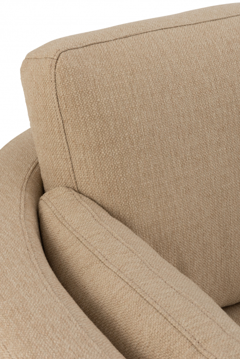 Fotoliu Swivel, Lemn/Textil, Bej, 98x107x88 cm [8]