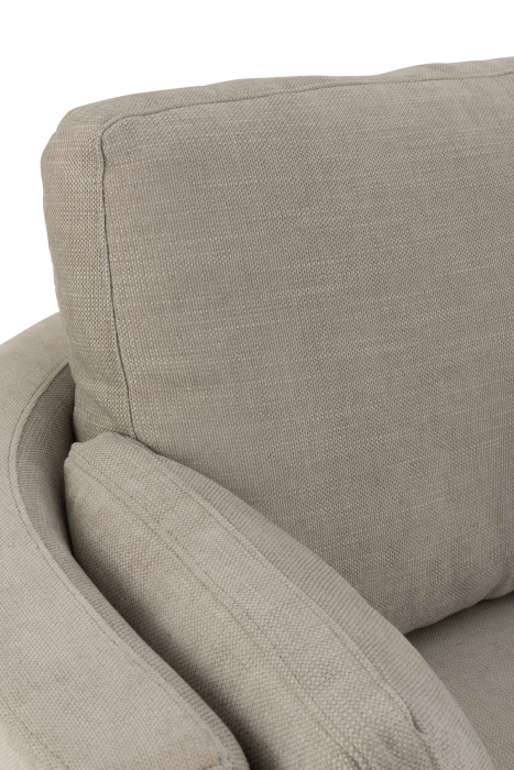 Fotoliu Swivel, Lemn/Textil, Gri, 98x107x88 cm [8]