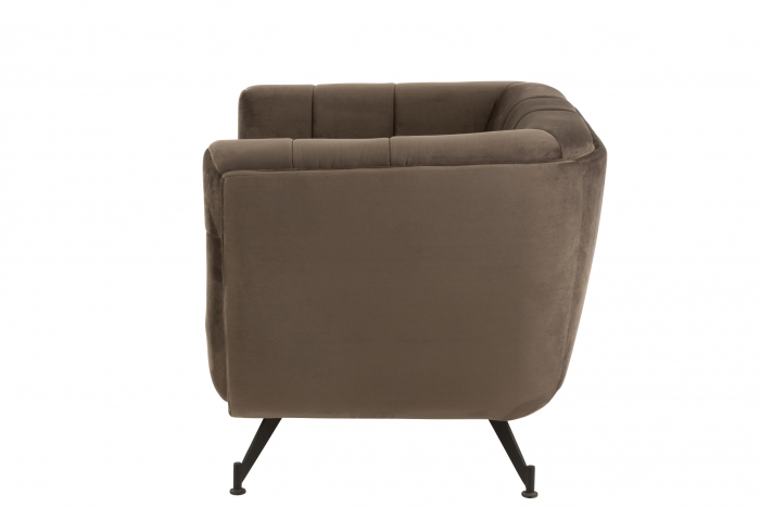 Fotoliu, Textil/Lemn, Gri, 90x82x75.5 cm [4]