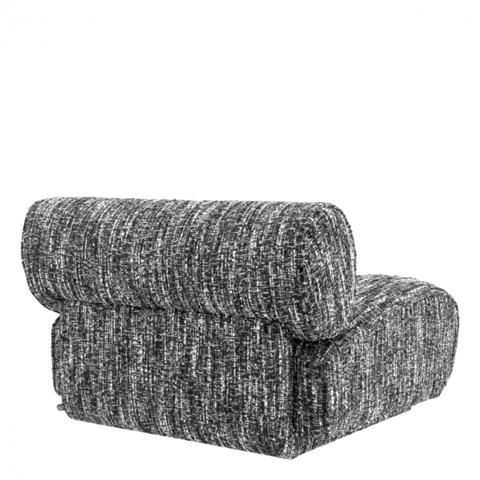 Fotoliu, Urbano bouclé sonata negru, Dims: W. 97 | D. 105 | H. 68.5 | SD. 73 | SH. 44  (CM) [3]