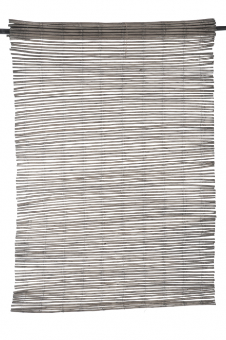 Gard de nuiele, Rachita/Bambus, Gri, 200x1.5x100 cm [4]