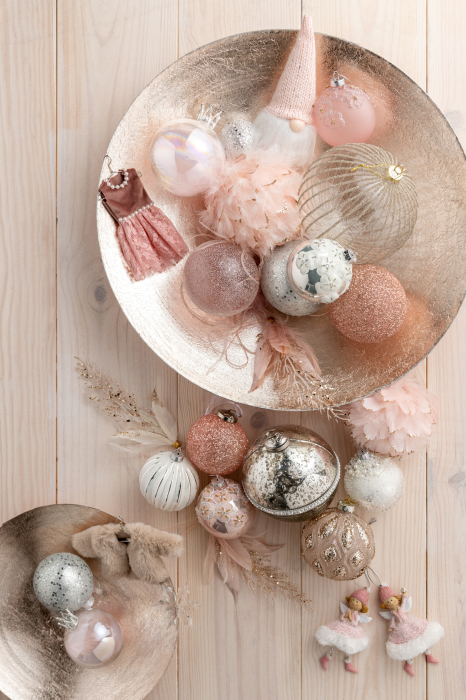 Ghirlanda, Pene, Roz, 18x8x2 [1]