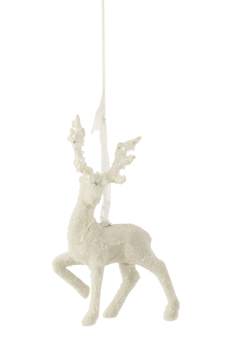 Ghirlanda ren, Textil, Alb, 10x5x16 [2]