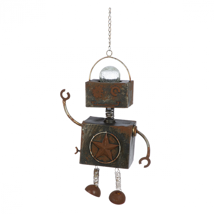 Ghirlandă, Roboți, Robotic, Minge, Metal, gri, PU 2, L. 11 cm, L. 30 cm, H. 39 cm [1]