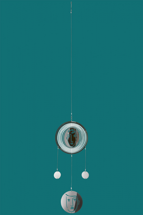 Poza Ghirlanda Visione, Otel, Argintiu, 0.2x15x95 cm
