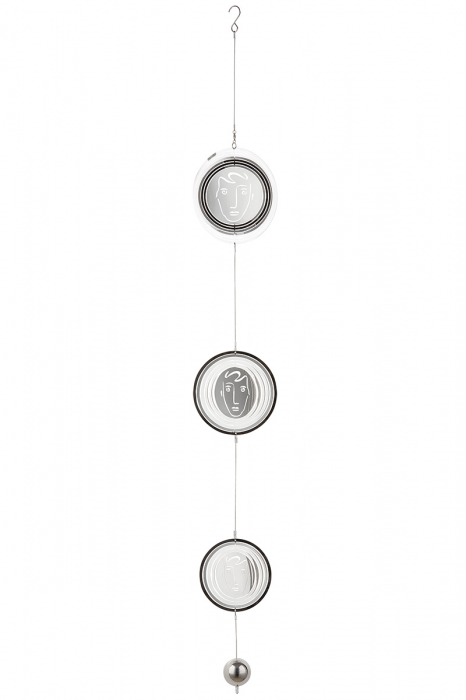 Ghirlanda Visione, Otel, Argintiu, 4x15x105 cm [2]