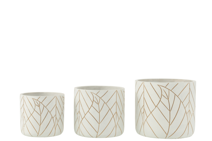 Ghiveci, Ceramica, Alb, 19x19x17 [3]