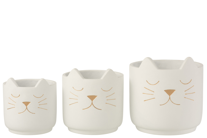 Ghiveci, Ceramica, Alb, 19x19x19.5 [4]