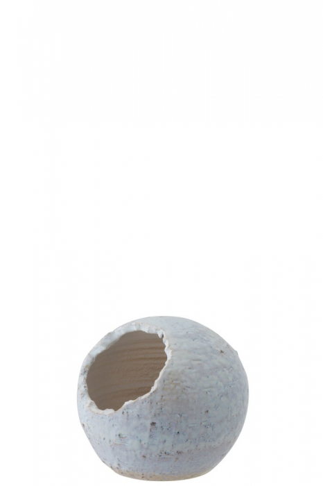 Ghiveci, Ceramica, Alb, 20x20x18 cm