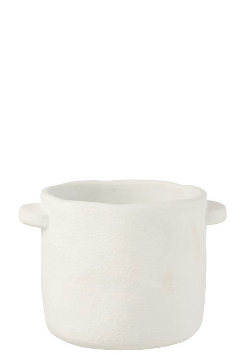 Ghiveci, Ceramica, Alb, 24.5x20x16.5 [2]