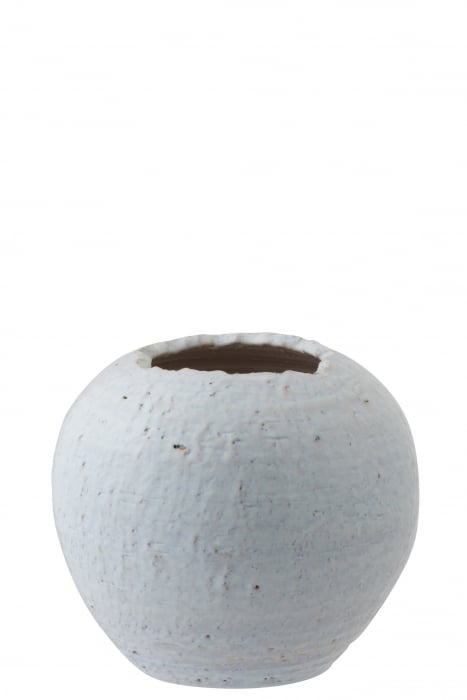 Ghiveci, Ceramica, Alb, 30x30x33 cm Jolipa