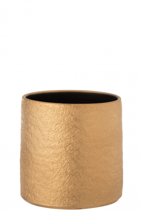 Ghiveci Gatsby, Ceramica, Auriu, 24x24x25 [4]