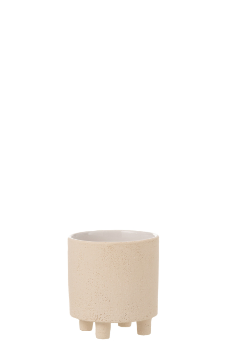 Ghiveci, Ceramica, Bej, 15x15x16 [1]