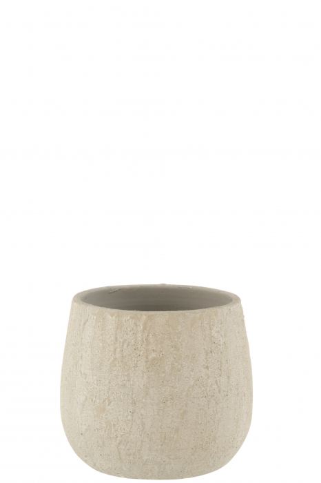 Ghiveci, Ceramica, Gri, 20x20x18 cm