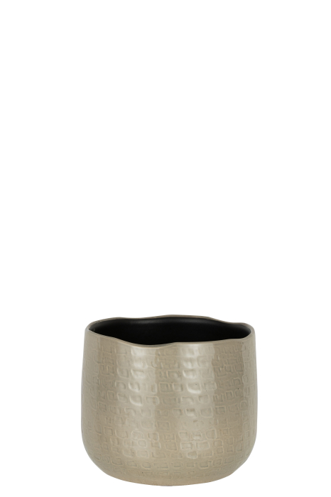 Ghiveci, Ceramica, Gri, 22x22x18 [1]